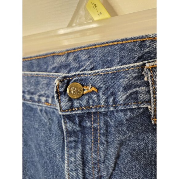 Vintage HIS Jeans Mens 36x34 Made USA 90s Acid Wash Meduim H.I.S. - Picture 5 of 12